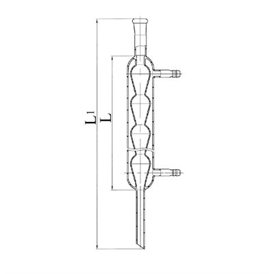 Холодильник шариковый стеклянный Stegler ХШ–3-300-14/23 ТС 00010038395 - фото 8235