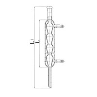 Холодильник шариковый стеклянный Stegler ХШ–3-400-14/23 ТС 00010038396