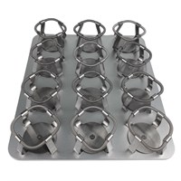 Платформа Stegler TS-FC-A с держателями колб 12×100мл для шейкера POS-12 00010014040